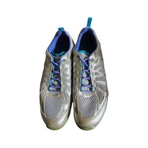 ECCO Biom Shows Train‎ Core Fitness Sneakers Silver/Blue/ Purple Women's 40